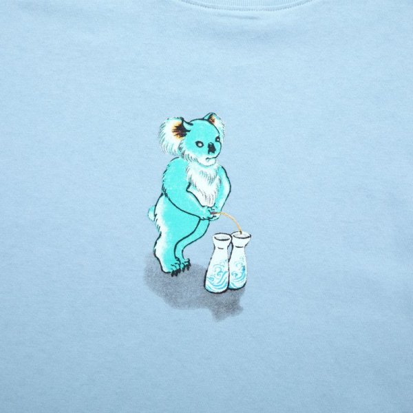 画像2: PASS~PORT. "PASS ~PORT × EVISEN SAKE TEE" - POWDER BLUE (2)