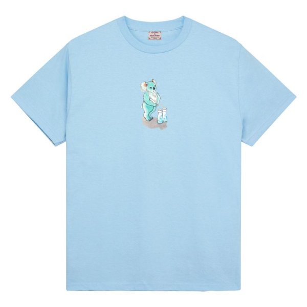 画像1: PASS~PORT. "PASS ~PORT × EVISEN SAKE TEE" - POWDER BLUE (1)