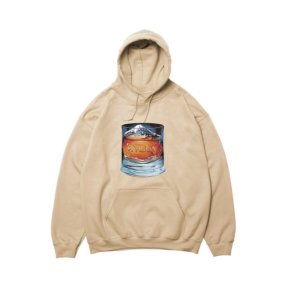 画像1: EVISEN SKATEBOARDS "MOUNTAIN HIGH HOODIES" - SAND (1)