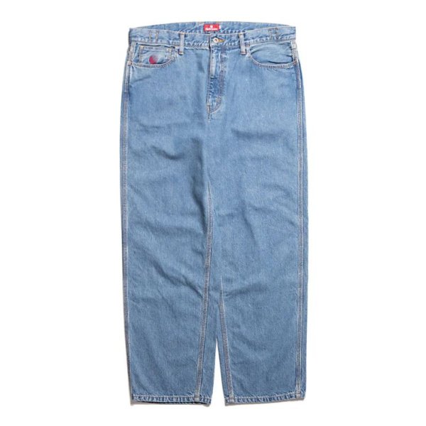 画像1: HELLRAZOR "BAGGIE DENIM PANTS" - WASH INDIGO (1)