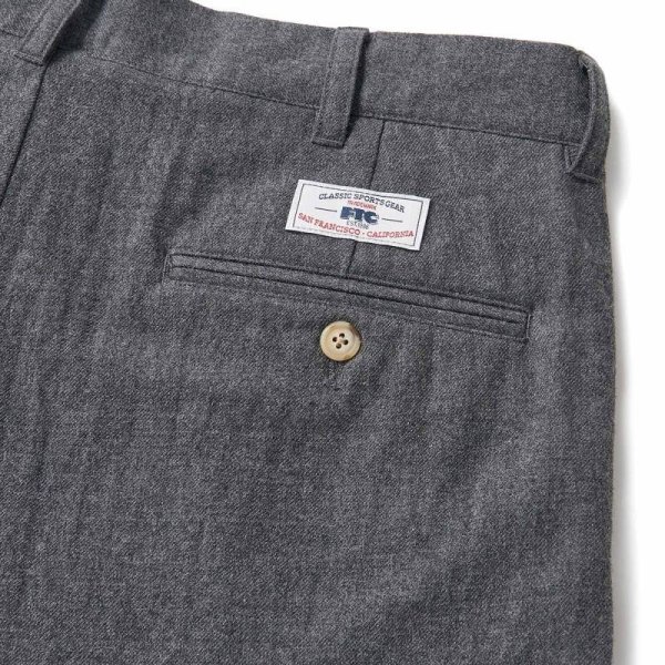 画像4: FTC "WOOL SLACKS PANT" - BLACK (4)