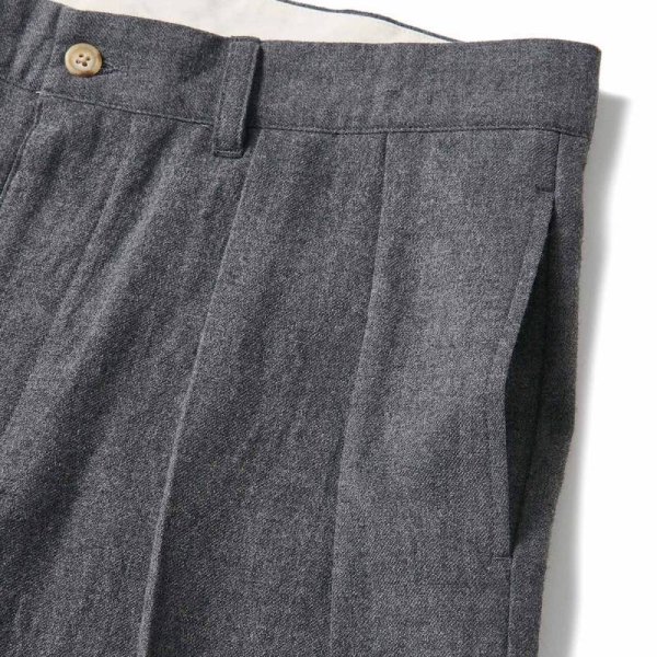 画像3: FTC "WOOL SLACKS PANT" - BLACK (3)