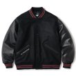 画像1: FTC "CLASSIC VARSITY JACKET" - BLACK (1)