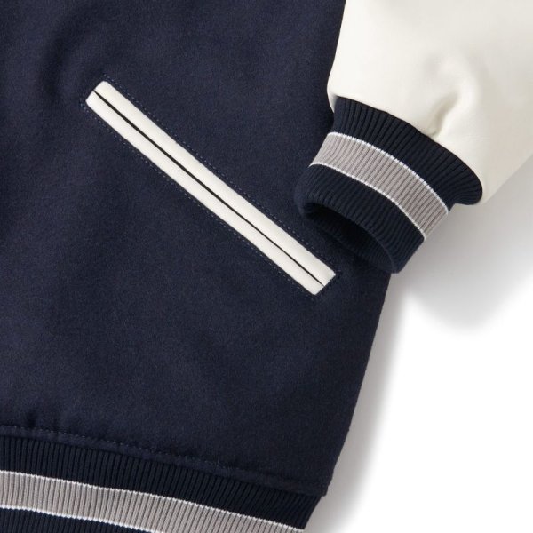 画像6: FTC "CLASSIC VARSITY JACKET" - BLACK (6)