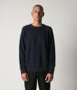 画像2: FORMER MERCHANDISE "CIRCULATE KNIT CREW" - NAVY (2)