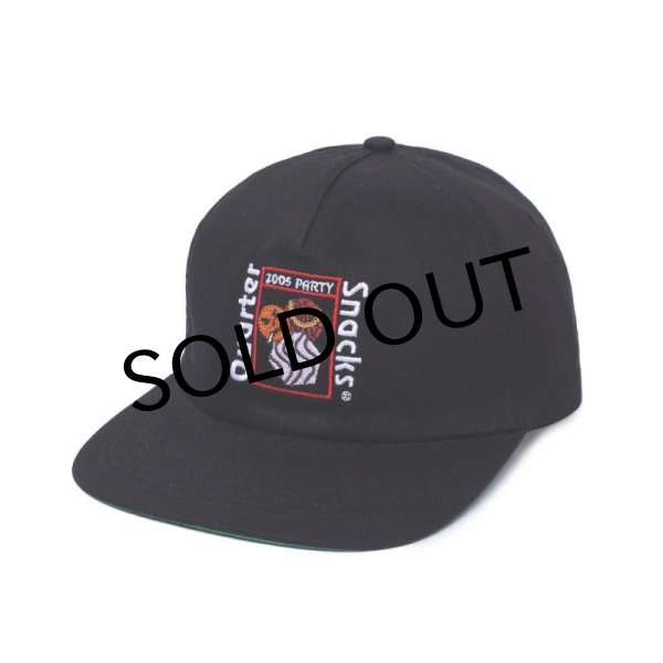 画像1: QUARTERSNACKS "PARTY CAP" - BLACK (1)