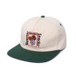 画像1: QUARTERSNACKS "PARTY CAP" - CREAM / GREEN (1)