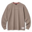 画像1: FTC "OVERDYED WAFFLE THERMAL TOP" - KHAKI (1)
