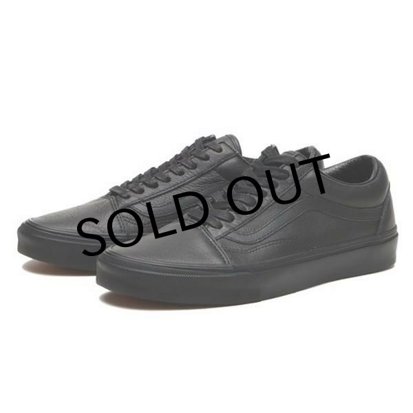 画像1: VANS "LEATHER OLD SKOOL" - BLACK ［USA企画］ (1)