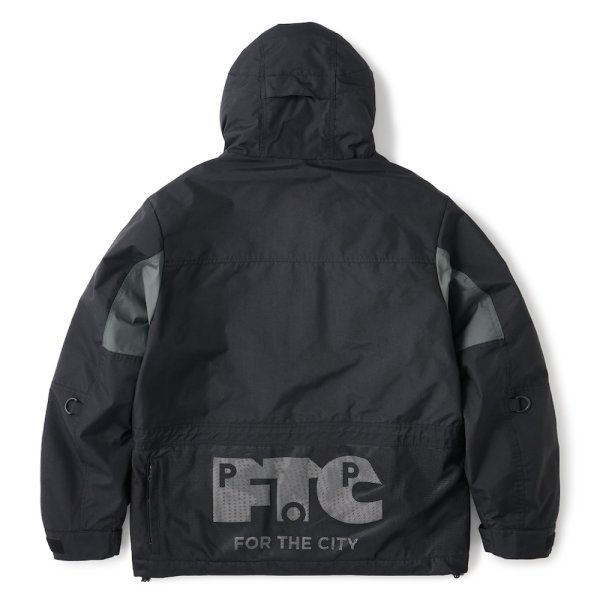 画像2: FTC "FTC & Pop Trading Company - WATERPROOF 3L MOUNTAIN JACKET" - BLACK (2)