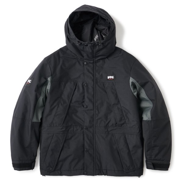 画像1: FTC "FTC & Pop Trading Company - WATERPROOF 3L MOUNTAIN JACKET" - BLACK (1)