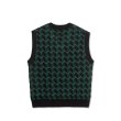 画像2: POLAR SKATE CO. "ZIG ZAG KNIT VEST" - BLACK / DARK TEAL (2)