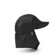 画像1: POLAR SKATE CO. "LUKE FLAP CAP | RIPSTOP" - BLACK (1)