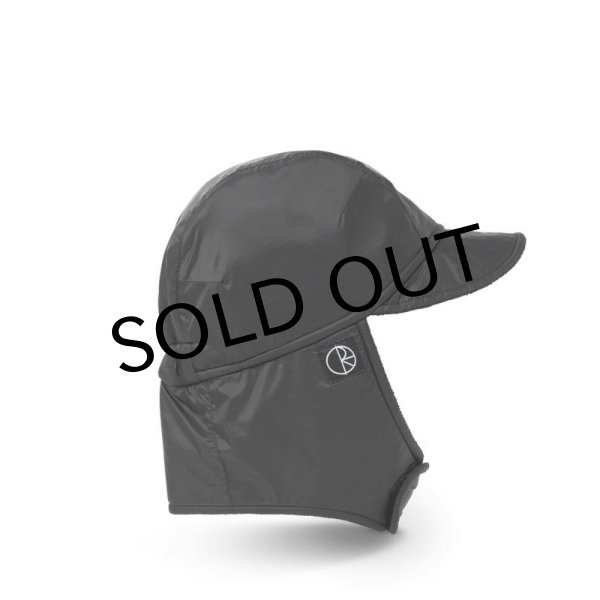 画像1: POLAR SKATE CO. "LUKE FLAP CAP | RIPSTOP" - BLACK (1)