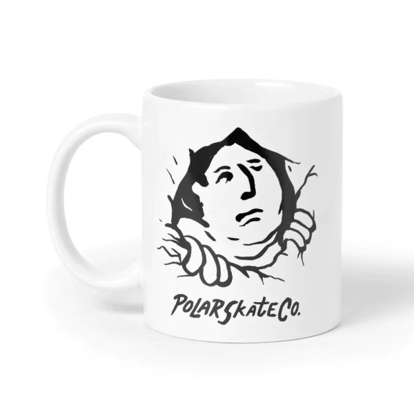 画像1: POLAR SKATE CO. "COMING OUT MUG" - WHITE (1)