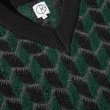 画像3: POLAR SKATE CO. "ZIG ZAG KNIT VEST" - BLACK / DARK TEAL (3)