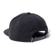 画像2: 【SALE】HELLRAZOR "SCRIPT SUEDE 5PANEL " - BLACK (2)