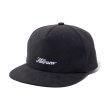 画像1: 【SALE】HELLRAZOR "SCRIPT SUEDE 5PANEL " - BLACK (1)