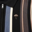 画像3: HELAS "BUNDY FULL ZIP KNIT POLO" - BLACK (3)