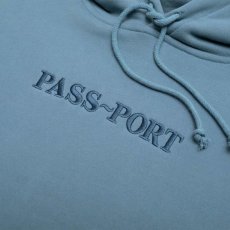 画像2: PASS~PORT. "Official Contrast Organic Hoodie" - Baltic Blue (2)