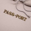 画像2: PASS~PORT. "Official Contrast Organic Hoodie" - Khaki (2)