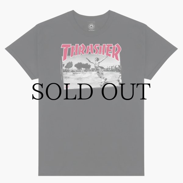 画像1: THRASHER "JAKE DISH TEE" - BLACK (1)
