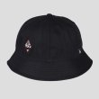 画像1: PASS~PORT. "Swanny Herringbone Bucket Hat" - BLACK (1)