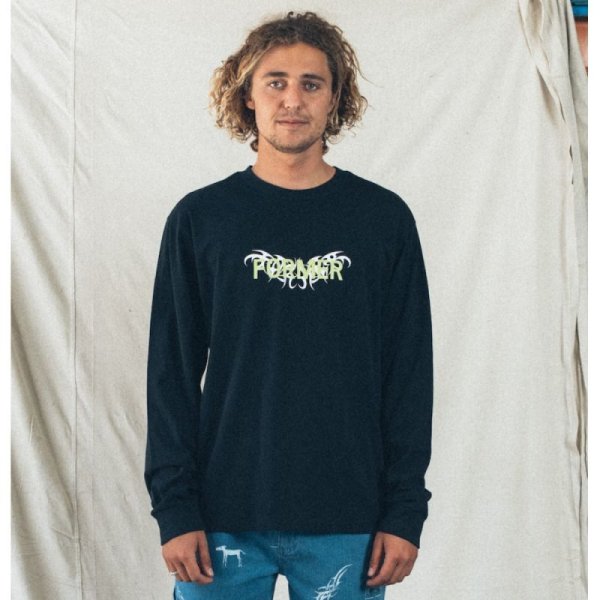 画像4: FORMER MERCHANDISE "TRIBAL LEGACY LS TEE / Shaun Manners Collection" - BLACK (4)
