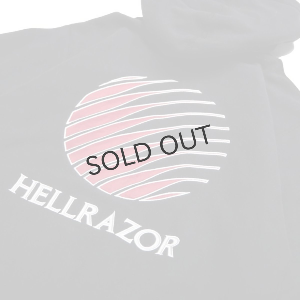 画像5: 【SALE】HELLRAZOR "LOGO EMB PATCH HOODIE" - BLACK (5)