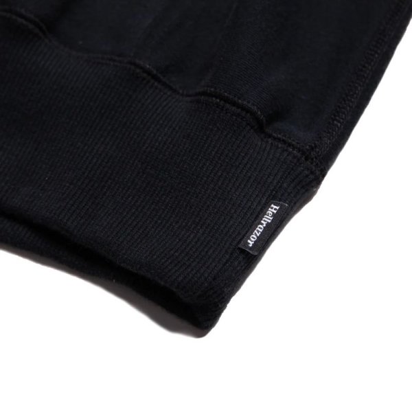 画像4: 【SALE】HELLRAZOR "LOGO EMB PATCH HOODIE" - BLACK (4)