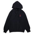 画像2: 【 SALE 20% off 】HELLRAZOR "LOGO EMB PATCH HOODIE" - BLACK (2)