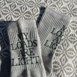 画像2: MY LOADS ARE LIGHT "TEXT M.L.A.L" - CHARCOAL DYE (2)