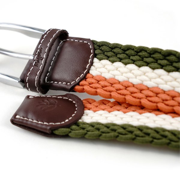 画像2: MAGENTA SKATEBOARDS "TRI BRAIDED BELT" - KHAKI (2)