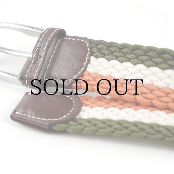 画像2: MAGENTA SKATEBOARDS "TRI BRAIDED BELT" - KHAKI (2)