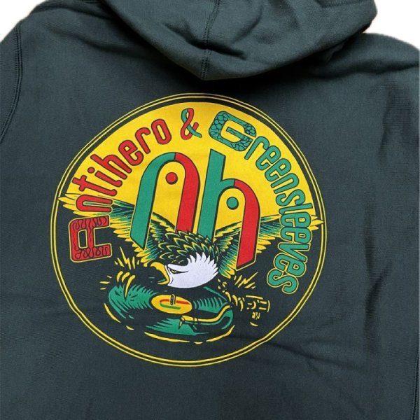 画像3: ANTIHERO " GREEN SLEEVES HOOD " - GREEN (3)