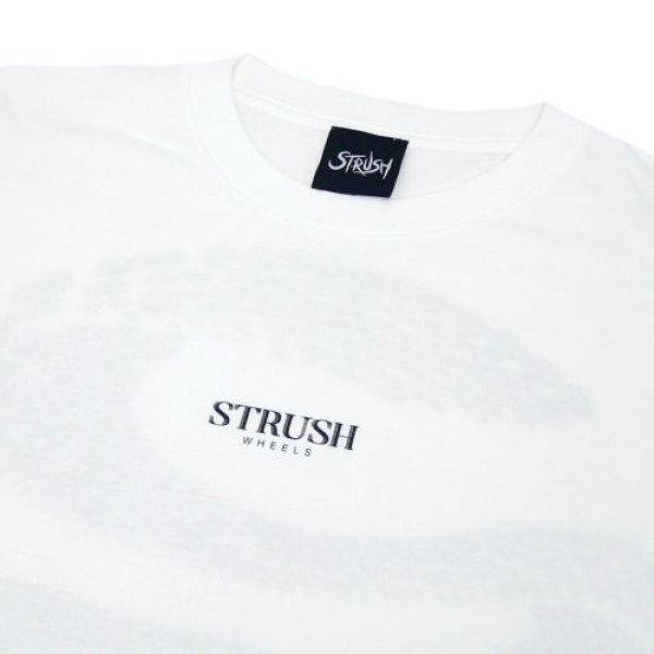 画像3: STRUSH WHEELS "HABU Tee Shirts Art by Guru Kato" - WHITE (3)