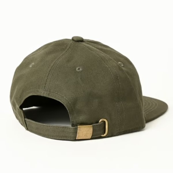 画像2: STRUSH WHEELS "Script EMB Strapback Cap" - OLIVE (2)
