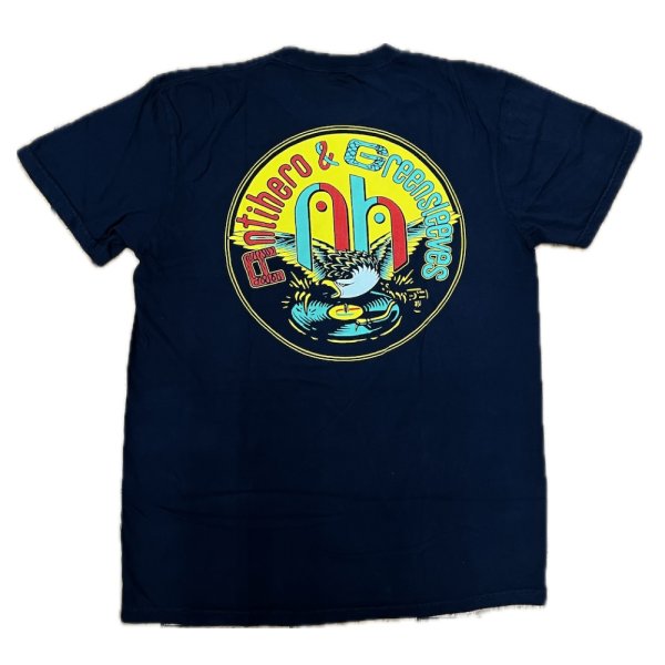 画像1: ANTIHERO SKATEBOARDS "GREEN SLEEVES S/S TEE" -BLACK (1)