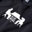 画像2: STRUSH WHEELS "Blue Monk Crewneck Sweat Art by Guru Kato" - BLACK (2)