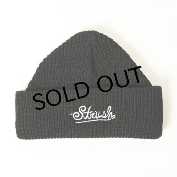 画像1: STRUSH WHEELS "Signature EMB Beanie" - BLACK (1)