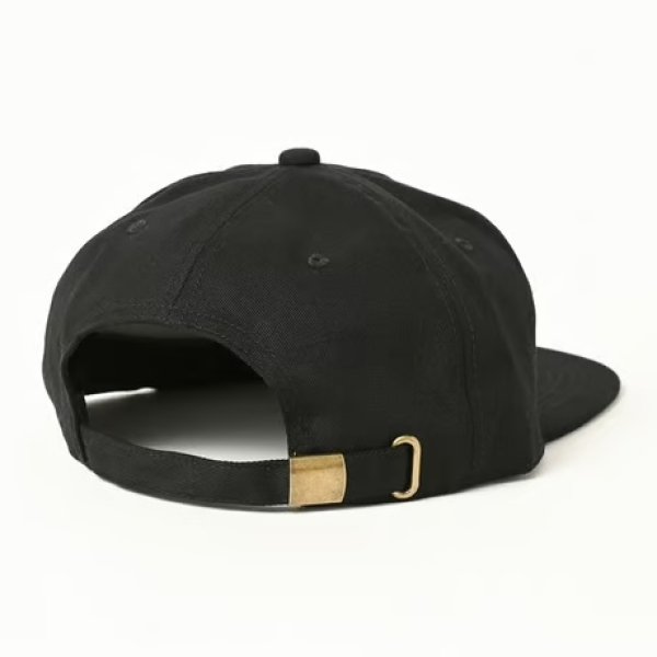 画像2: STRUSH WHEELS "Script EMB Strapback Cap" - BLACK (2)
