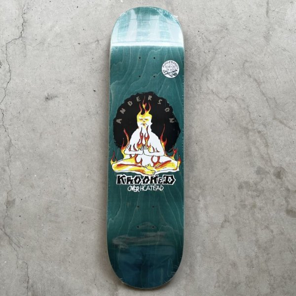 画像1: KROOKED SKATEBOADING "MANDERSON OVERHEAT DECK" - 8.38inch (1)