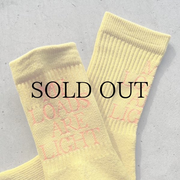 画像2: MY LOADS ARE LIGHT "TEXT M.L.A.L" - VITAMIN YELLOW (2)