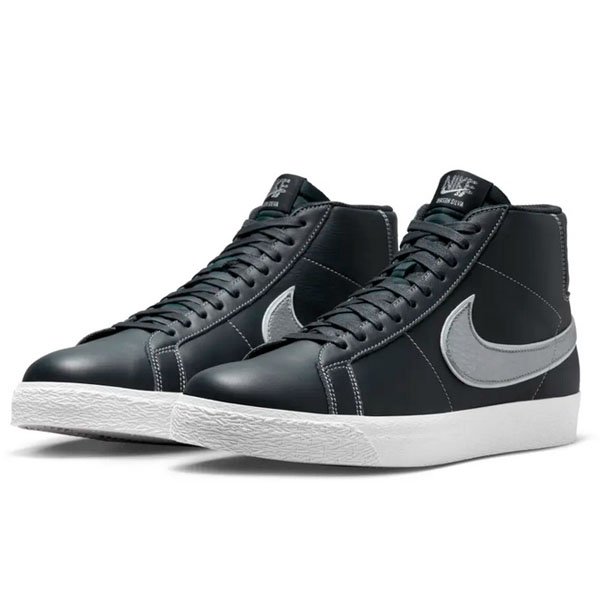 画像1: NIKE SB " ZOOM BLAZER MID QS Mason Silva" - dark obsidian/metallic silver (1)