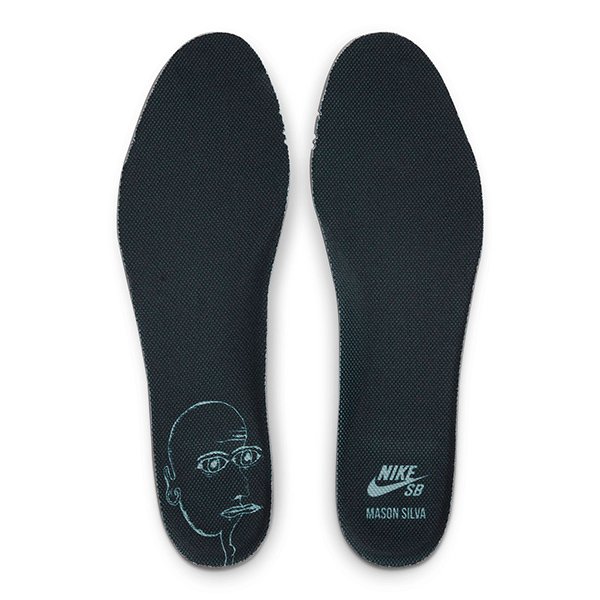 画像9: NIKE SB " ZOOM BLAZER MID QS Mason Silva" - dark obsidian/metallic silver (9)