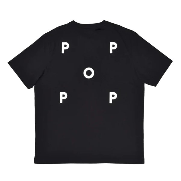 画像1: POP TRADING COMPANY "LOGO TEE" - BLACK (1)