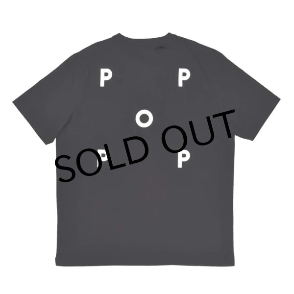 画像1: POP TRADING COMPANY "LOGO TEE" - BLACK (1)