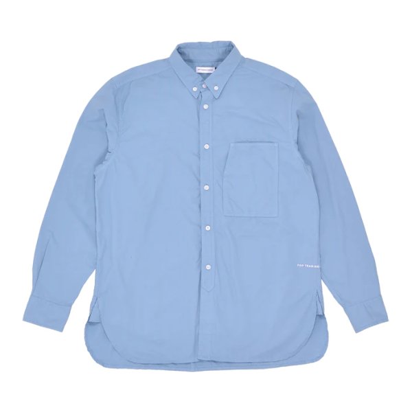 画像1: POP TRADING COMPANY "BD SHIRT" - BLUE SHADOW (1)