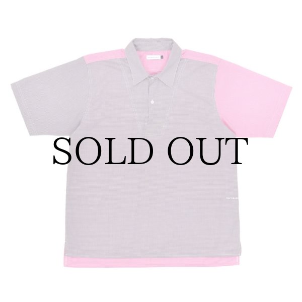 画像1: POP TRADING COMPANY "ITALO CHECKED SHIRT" - RASPBERRY (1)