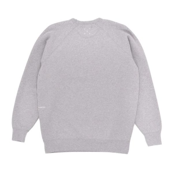 画像2: POP TRADING COMPANY "ROYAL CREWNECK SWEAT" - HETHER GREY (2)